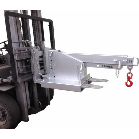 Tilt Jib Attachment 2.5 Tonne Long Melbourne Forklift Jib Attachment