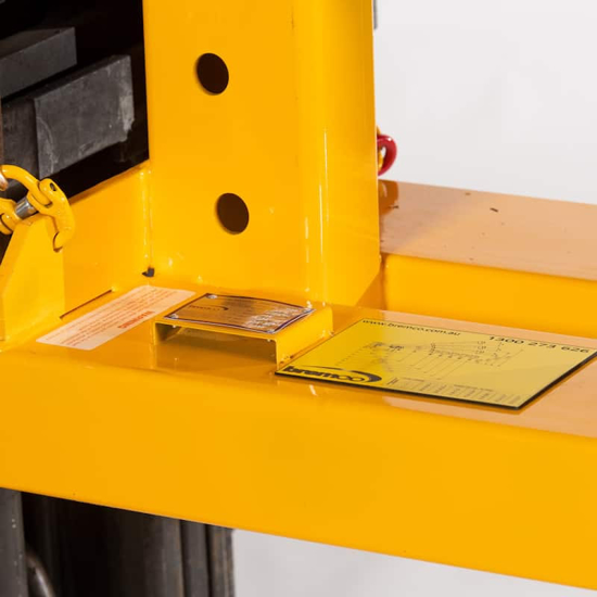 Adjustable Forklift Jib Attachment 2000kg Australian Made Forklift